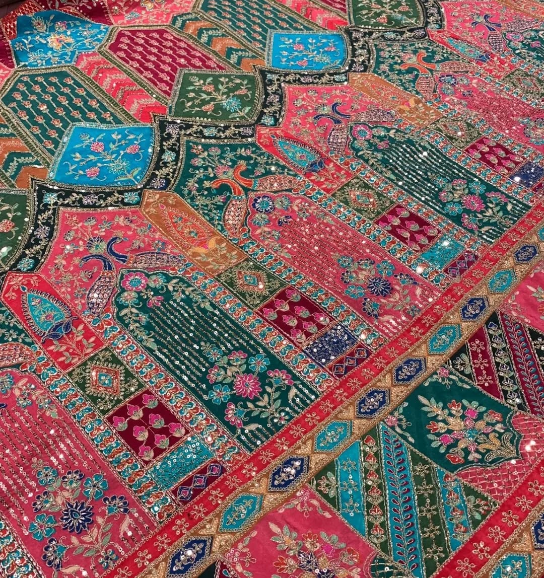 Rich Indian Silk Background